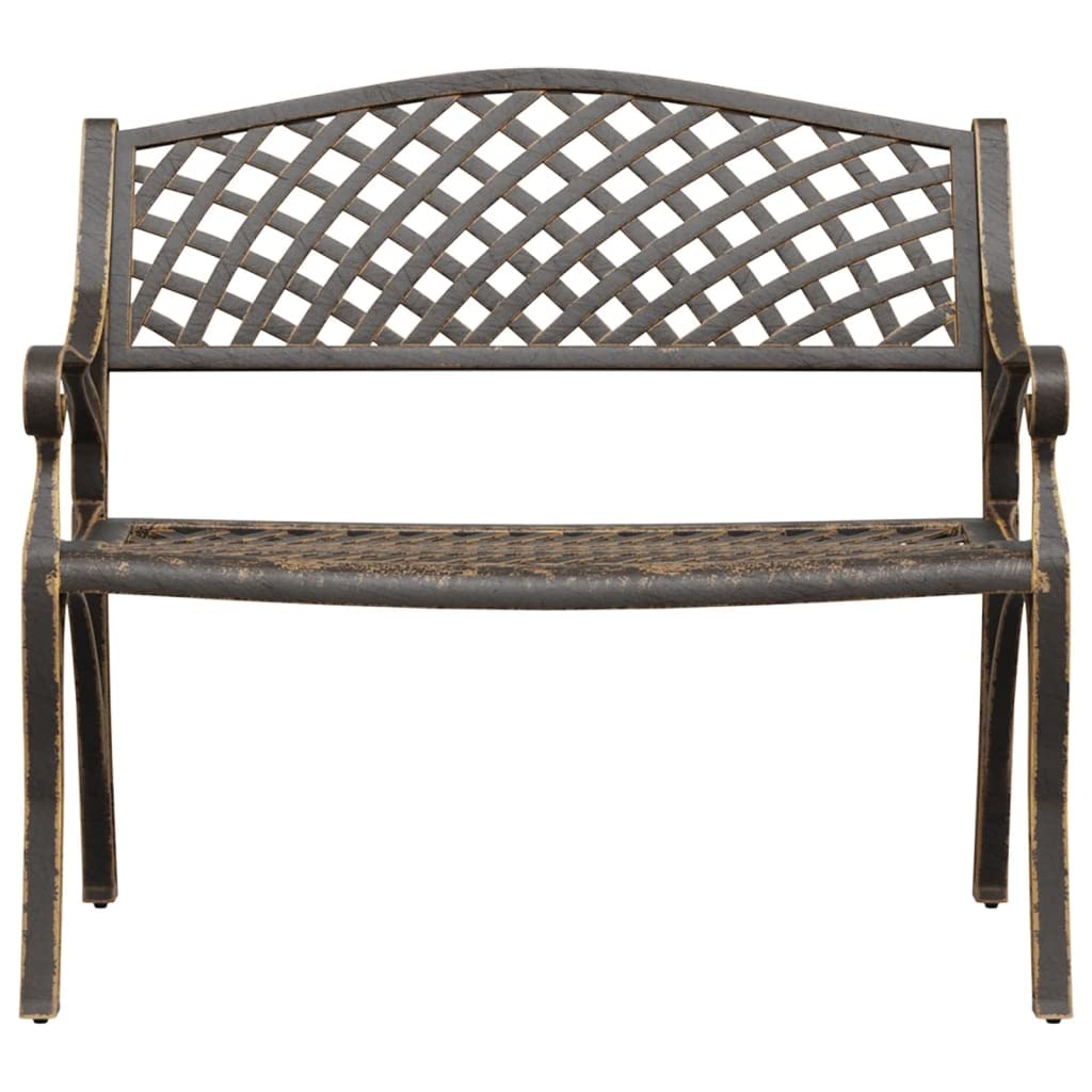 Cast Aluminum and Cast Iron Garden Bench M449