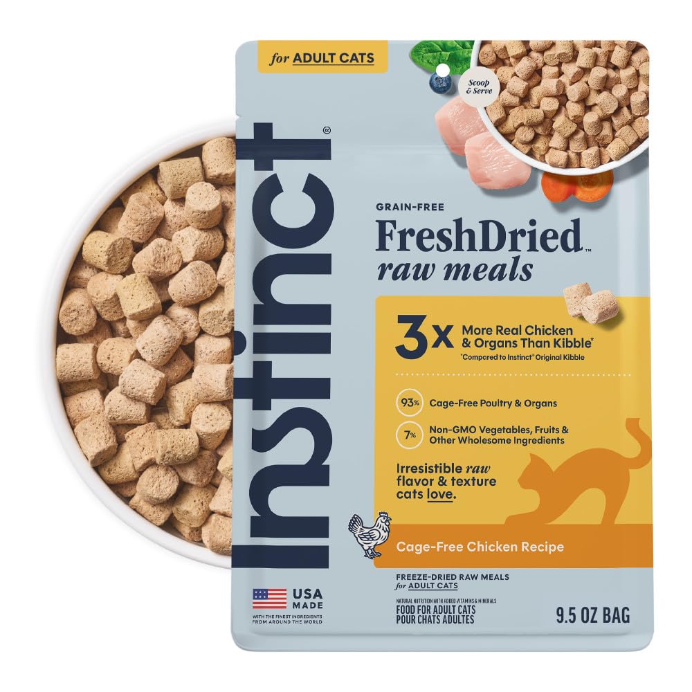 Freeze Dried Raw Chicken Cat Food 9.5 oz F20491