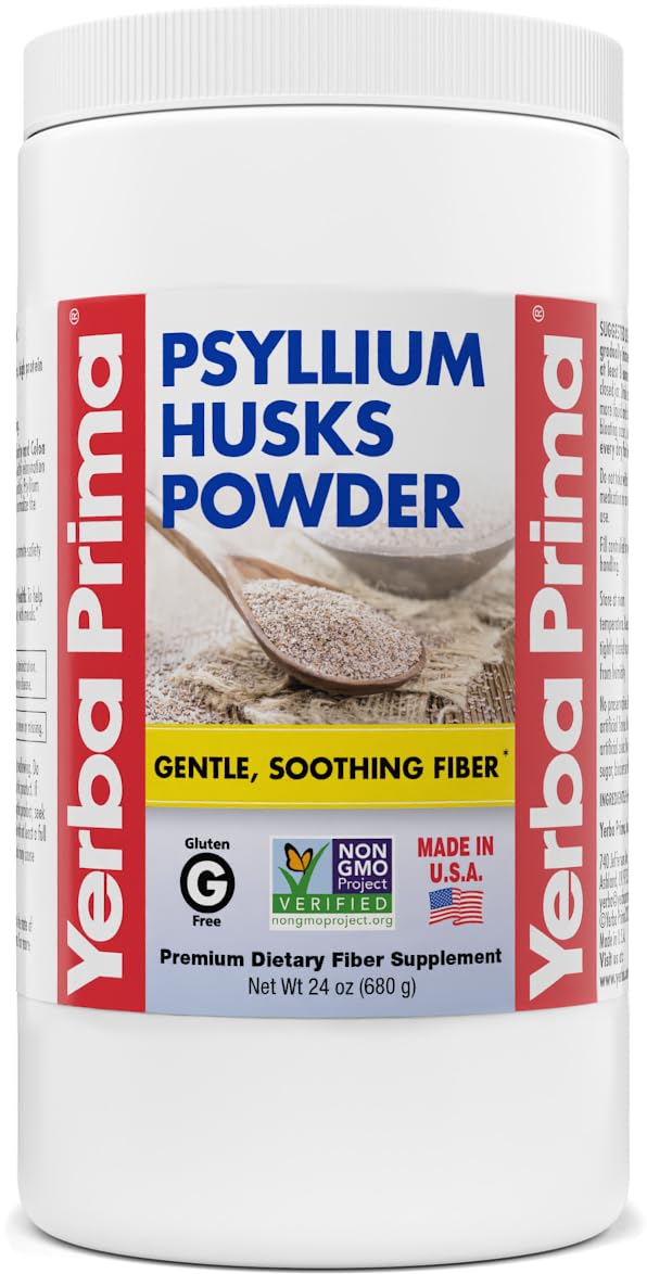 24 oz Unflavored Psyllium Husk Powder Fiber Supplement D162117