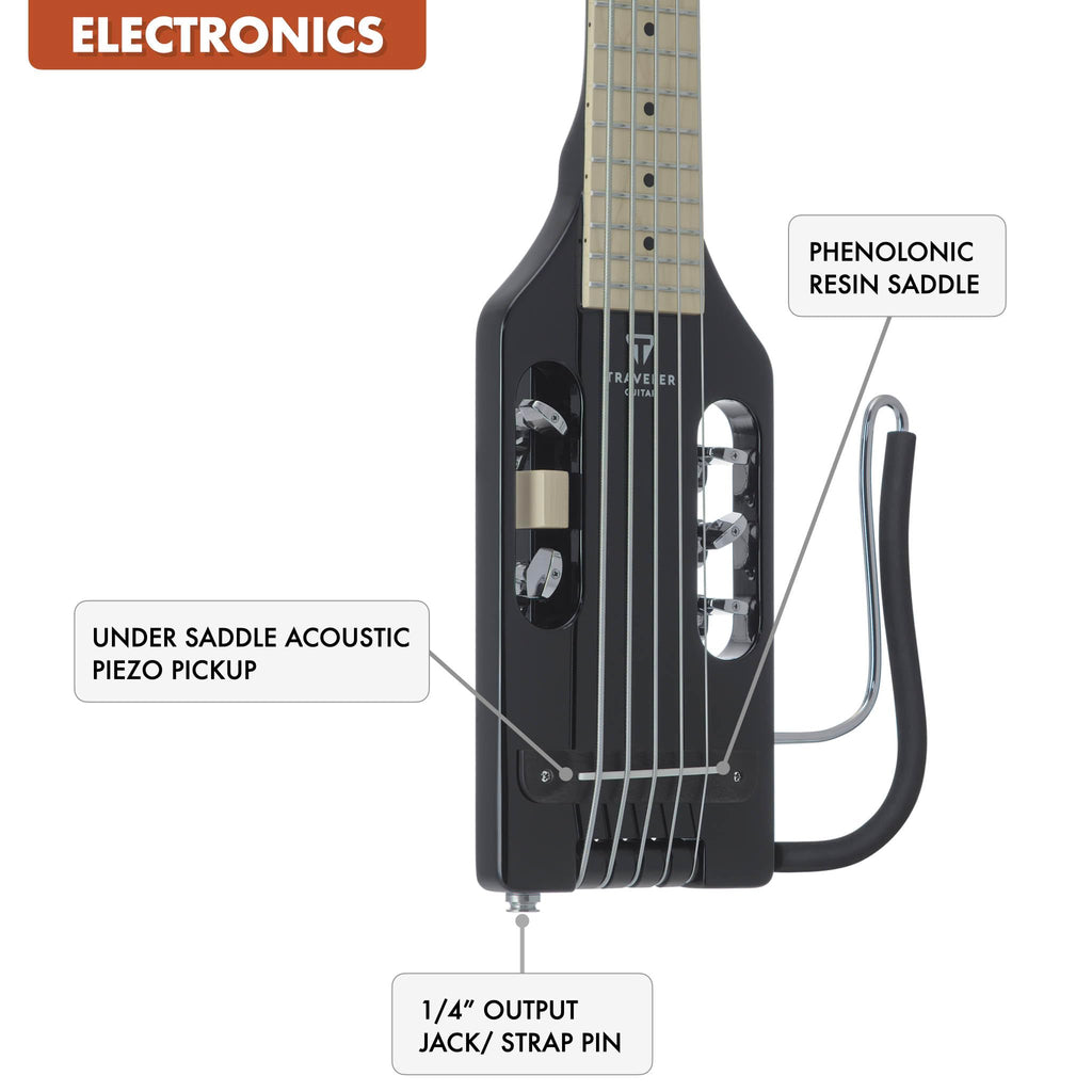 Gloss Black 5-String Bass Guitar P4236