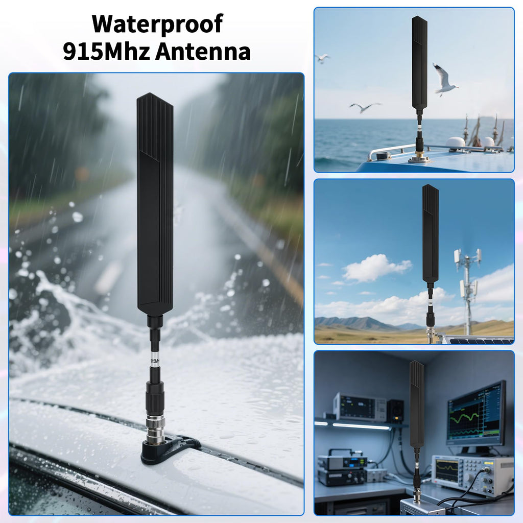 Waterproof 915MHz LoRa Antenna 10dBi F1311