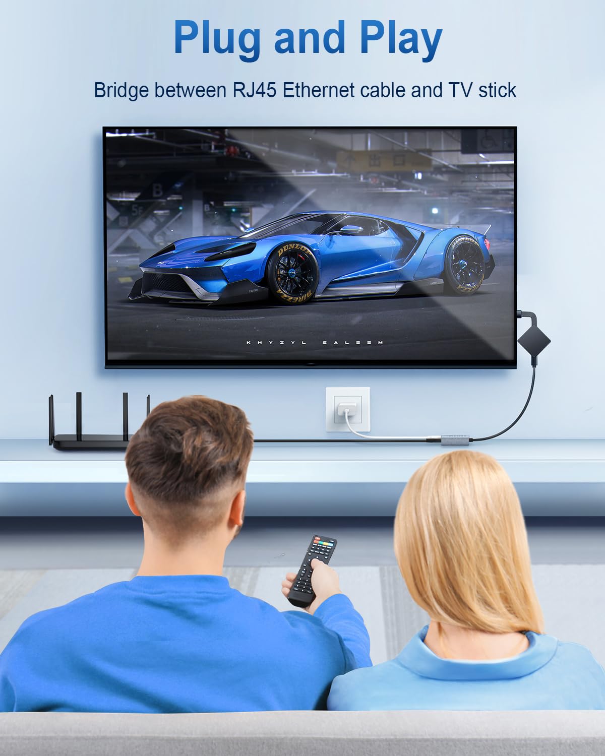 1000 Mbps Micro USB to RJ45 Ethernet Adapter B441638