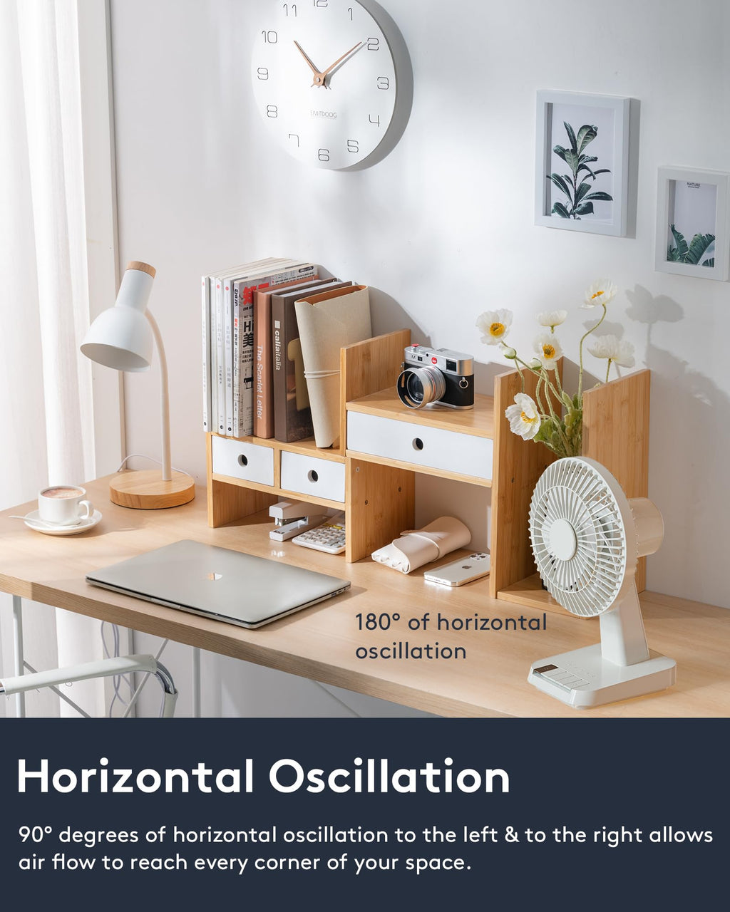 Small Oscillating Desk Fan M732