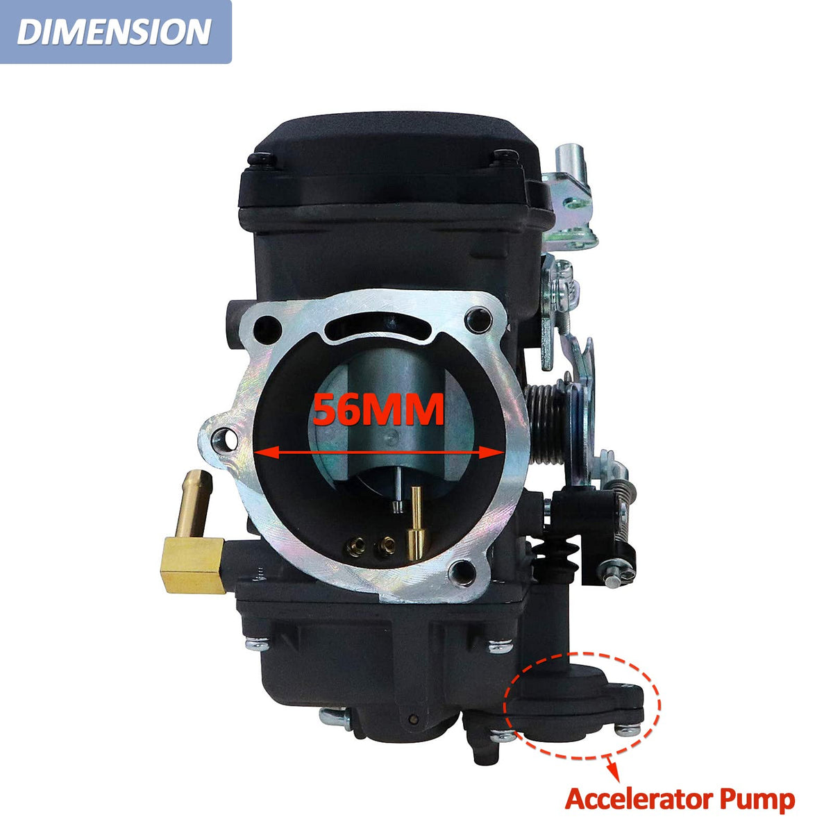 CV40 Carburetor with Fuel Filter Spark Plug Jets F299