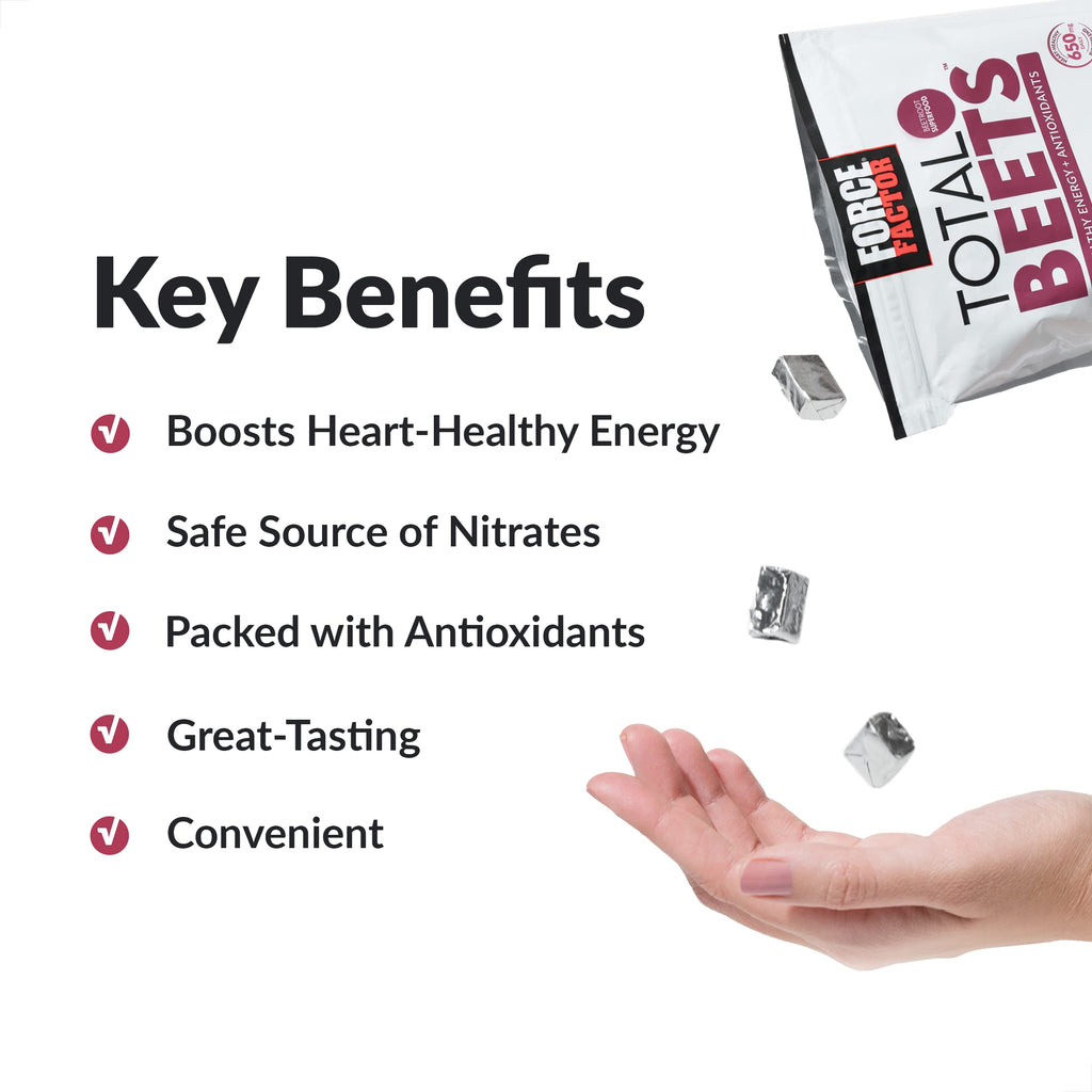 Beetroot Chews and B12 Gummies, 90 Count Cherry Flavor R684795