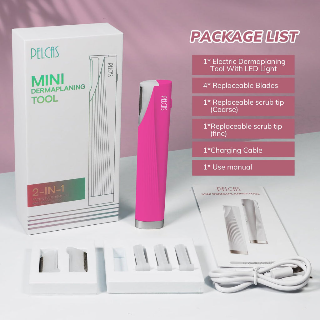 Electric Dermaplaning Tool Kit with LED I467824