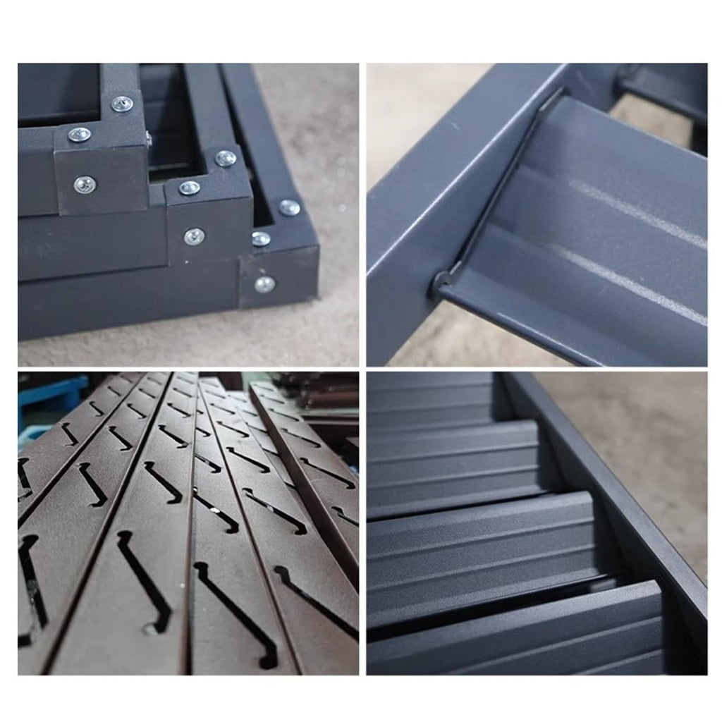 Aluminum 4-Panel AC Condenser Fence U4914