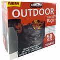 Outdoor 50 gallon Trash Bags 70 Pack J205