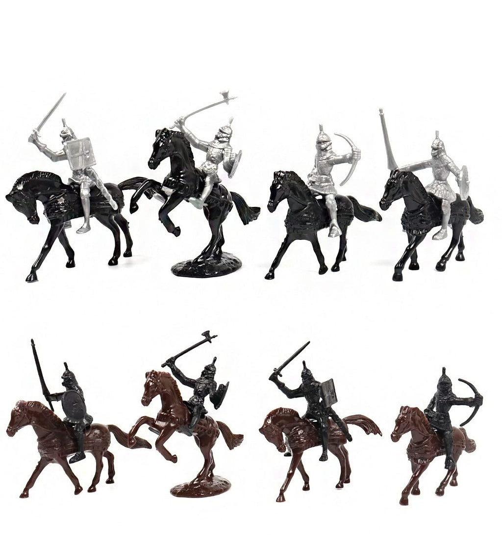 Medieval Knights Toy Soldier Cavalry Horses Set G759323