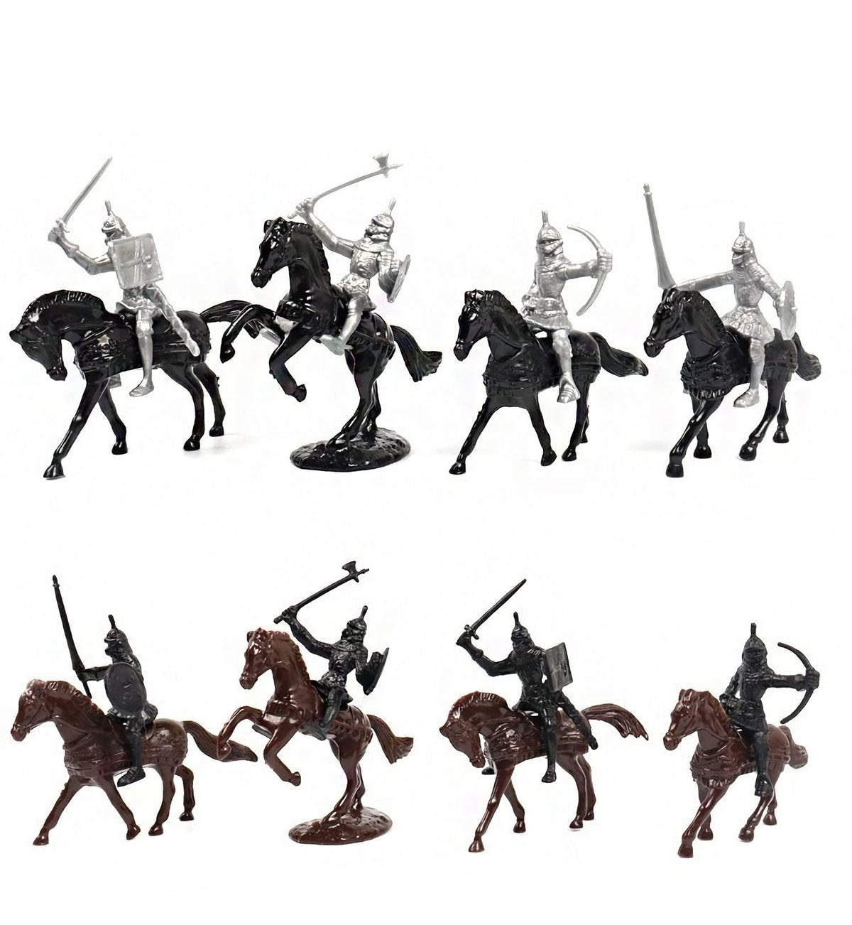Medieval Knights Toy Soldier Cavalry Horses Set G759323