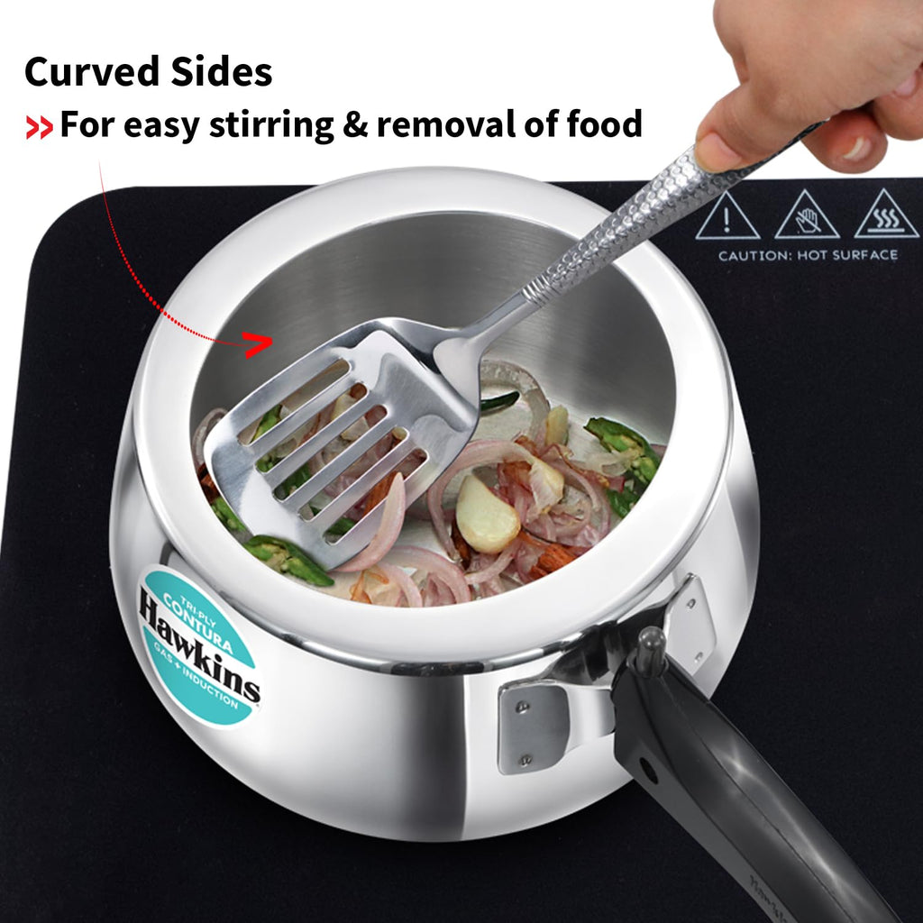 3 Litre Triply Stainless Steel Pressure Cooker C4592