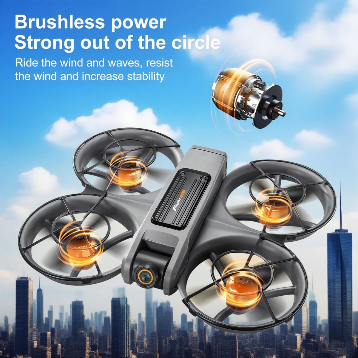 4.5-inch HD Screen Remote Control Drone with 2K Dual Cameras W678
