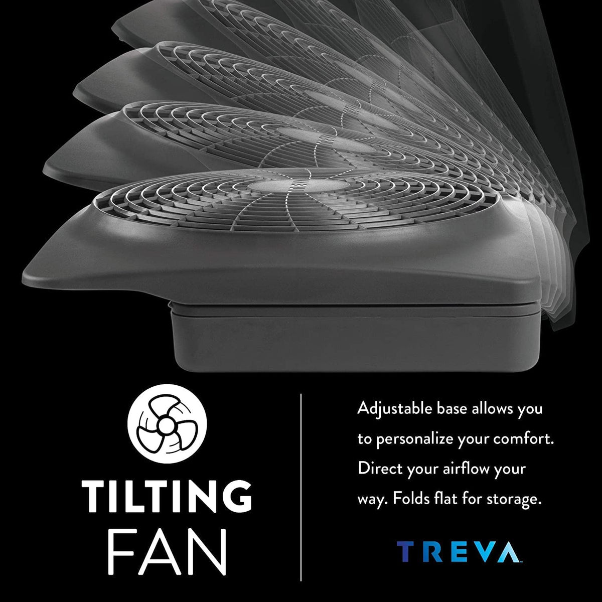 10 in Portable Desktop Battery Fan 2-Speed J839