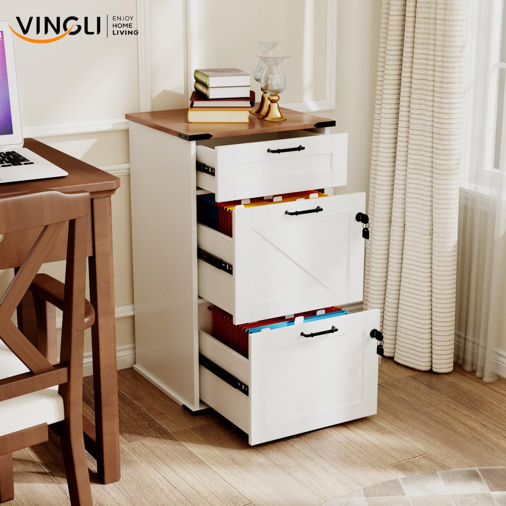 3 Drawer File Cabinet with Lock C99814