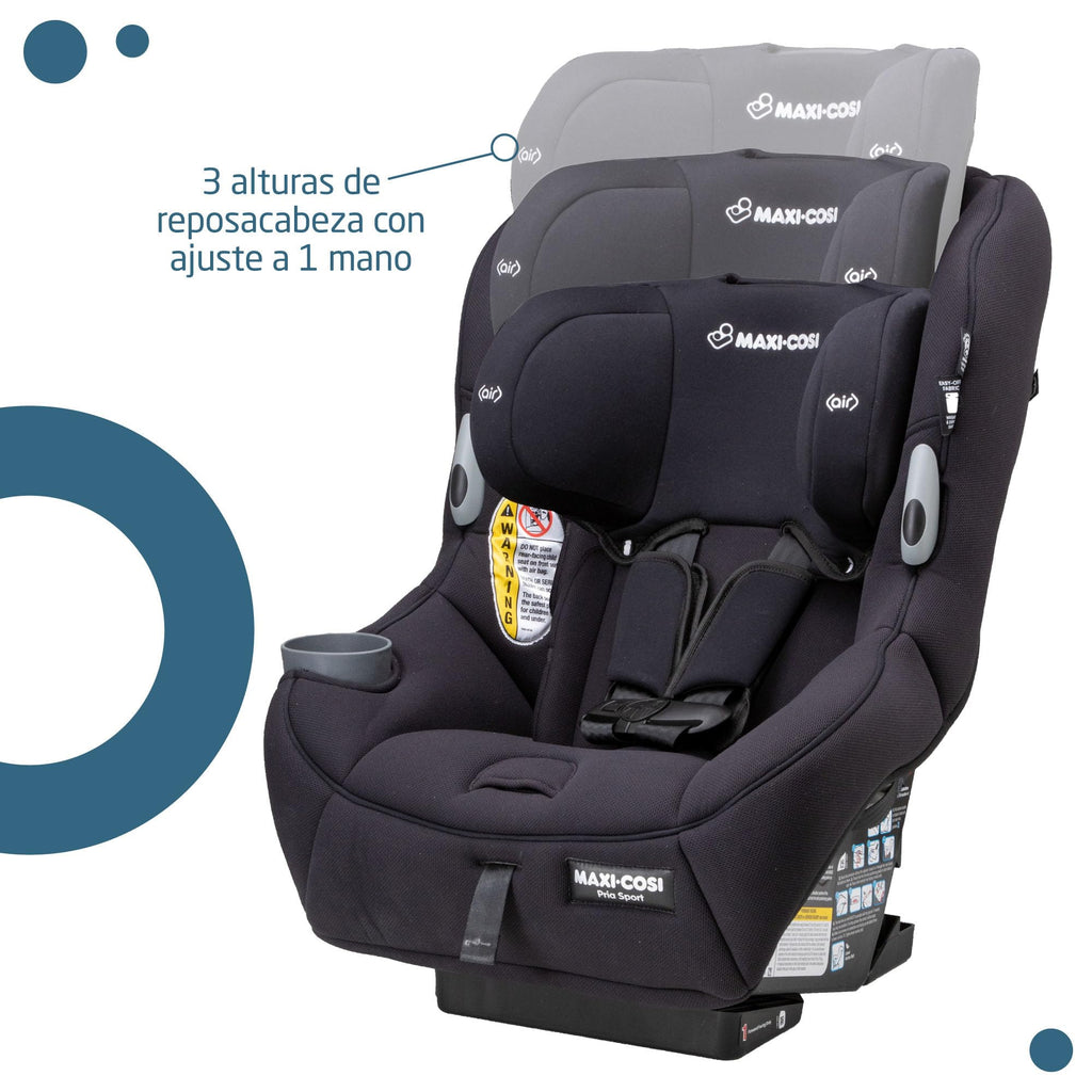 2-in-1 Convertible Car Seat Midnight Black A50763