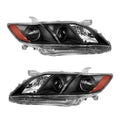 Toyota Camry Front Bumper Headlight Black Housing 1 Pair N46093