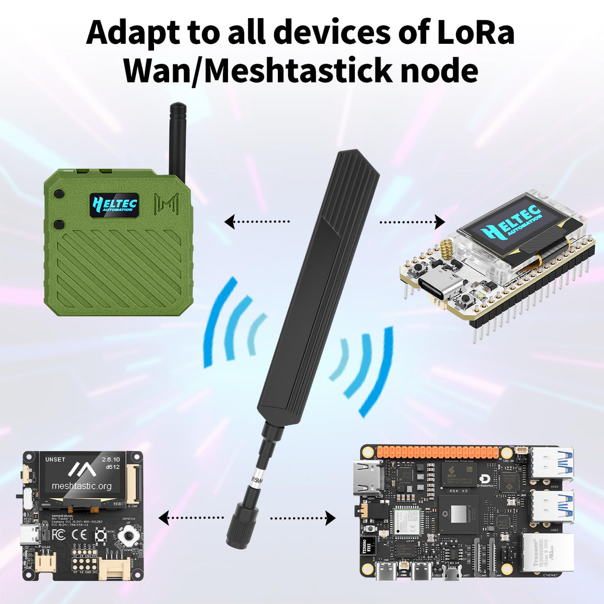 Waterproof 915MHz LoRa Antenna 10dBi F1311