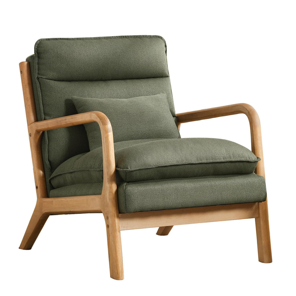 Mid Century Modern Upholstered Accent Chair Set of 2 F46134
