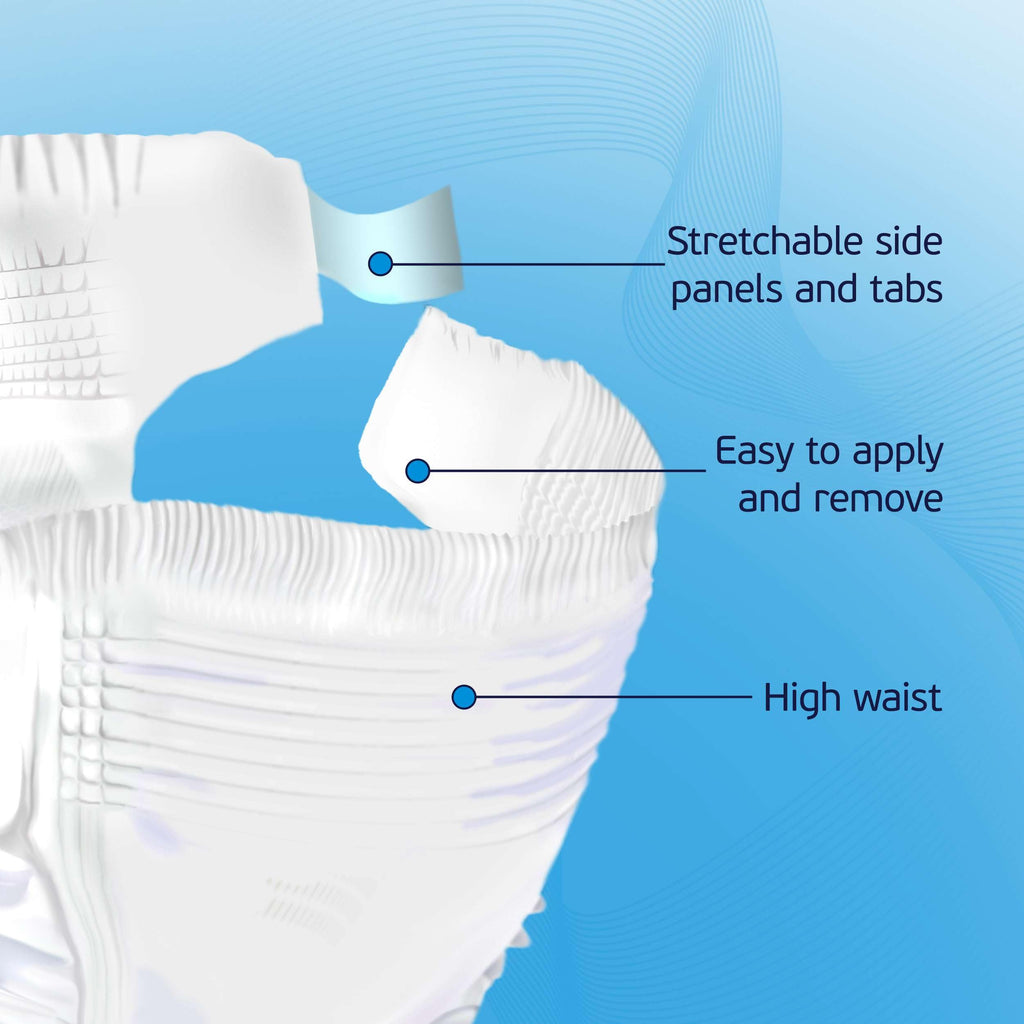 2XL Disposable Adult Diapers with Tabs P2836