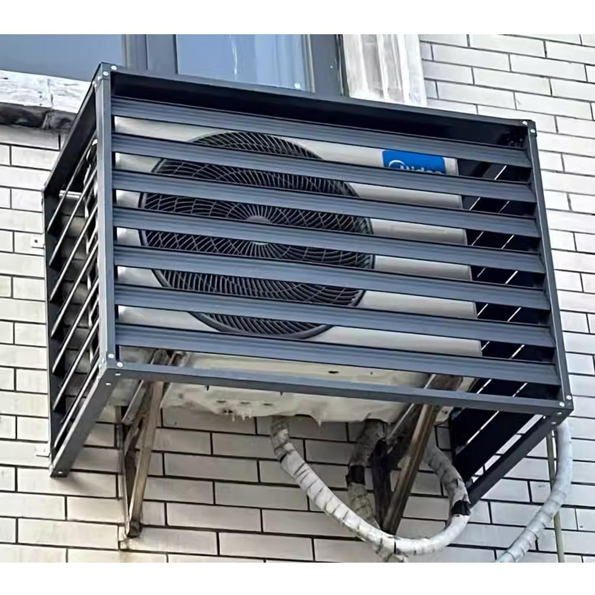 Aluminum 4-Panel AC Condenser Fence U4914