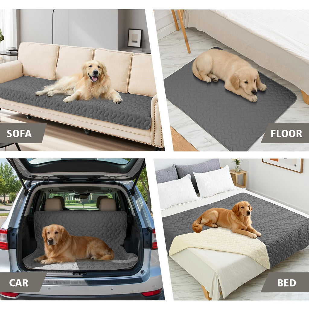 Waterproof Pet Bed Cover 30x70 Inch Dark Grey G944