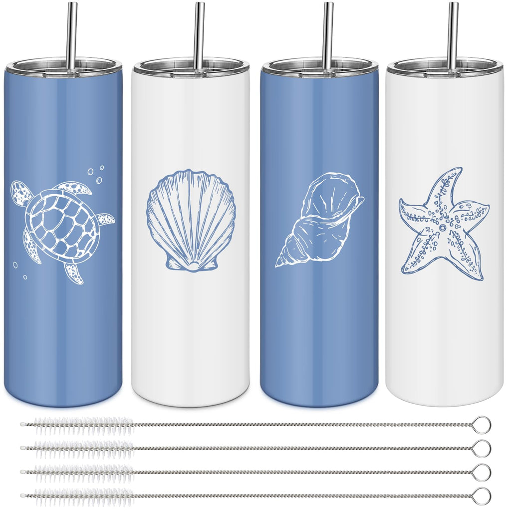 4 Pack Insulated Stainless Steel Tumblers F592169