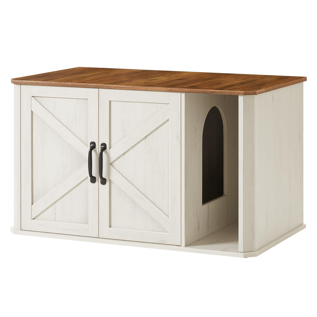 Modern Cat Litter Box Enclosure Y65827