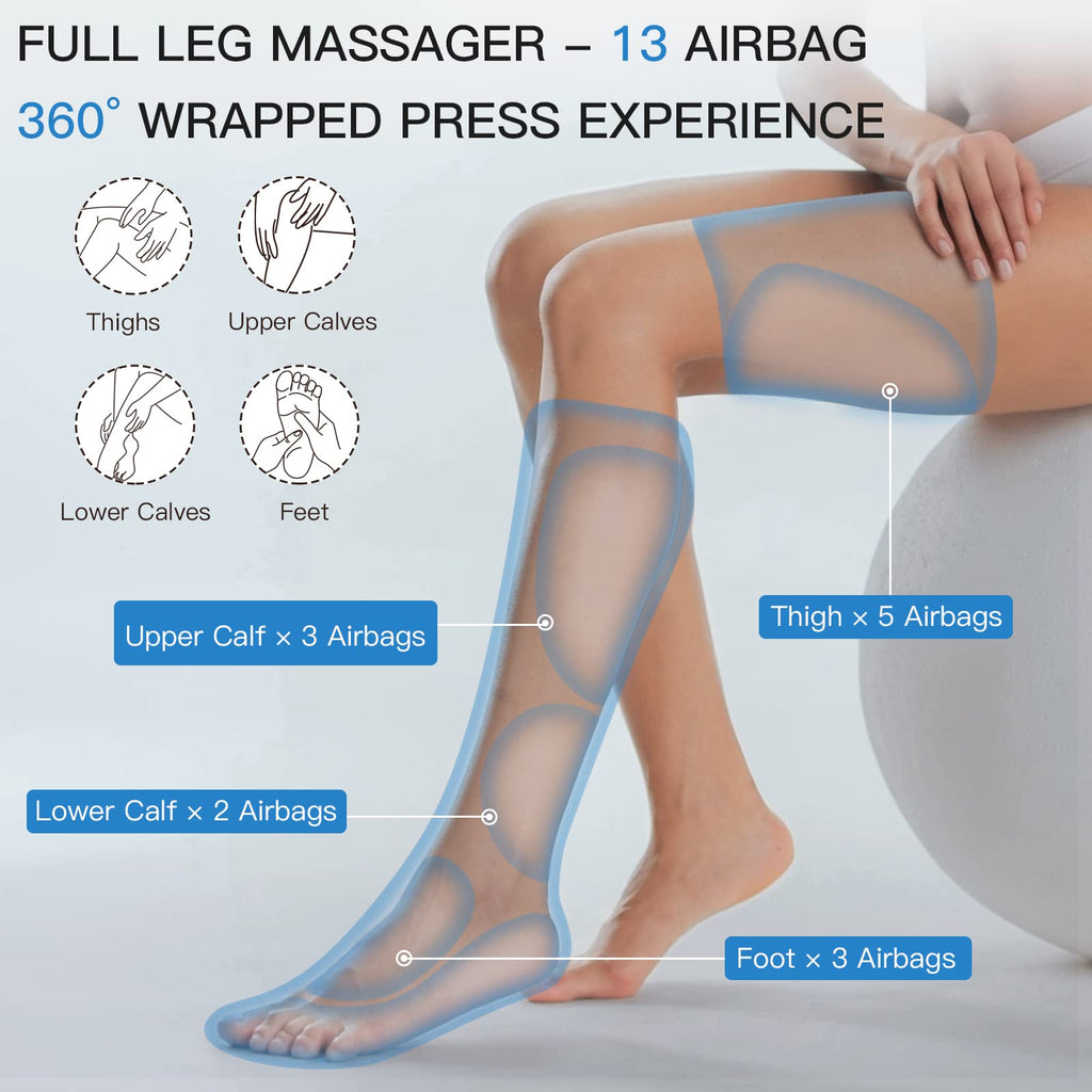 Leg Massager with Heat and Compression F9333