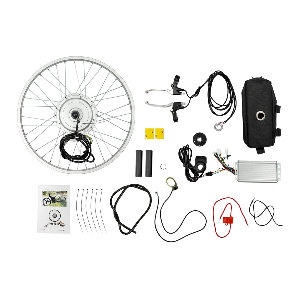 36V 750W Front Brushless Motor Electric Bicycle Conversion Kit D510