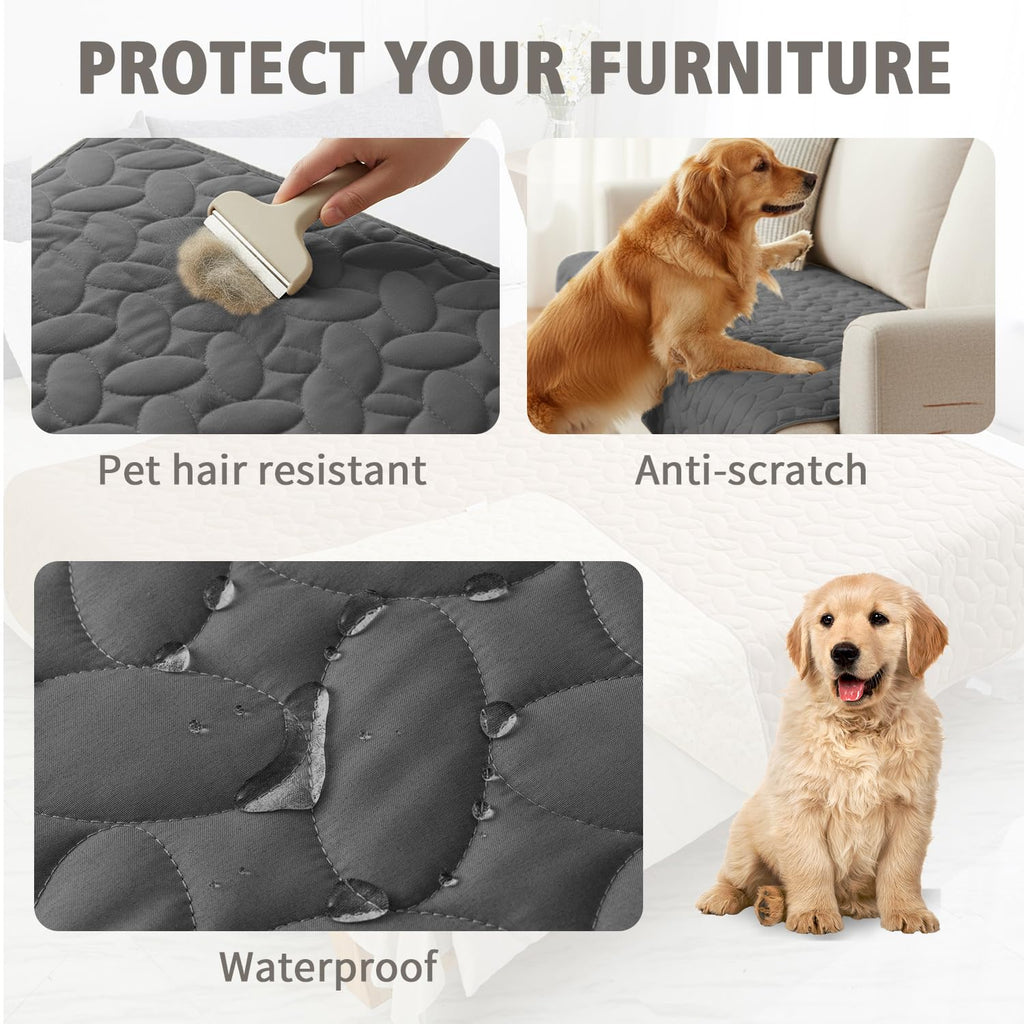 Waterproof Pet Bed Cover 30x70 Inch Dark Grey G944