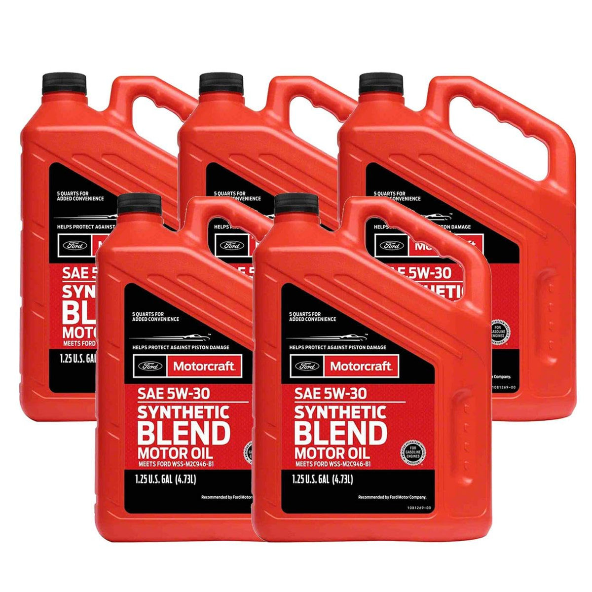 5W-30 Synthetic Blend Motor Oil 25 Quart S761728