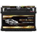 Group Size 48 AGM Car Battery, 12V 70 AH, 800 CCA H7856
