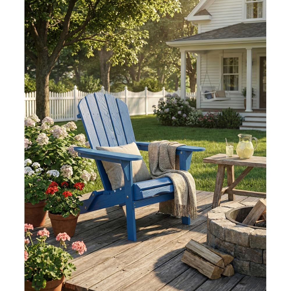 Wood Folding Adirondack Chair F7786