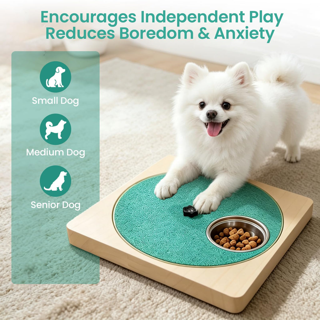 Wooden Dog Nail Scratch Board with Treat Box E95828