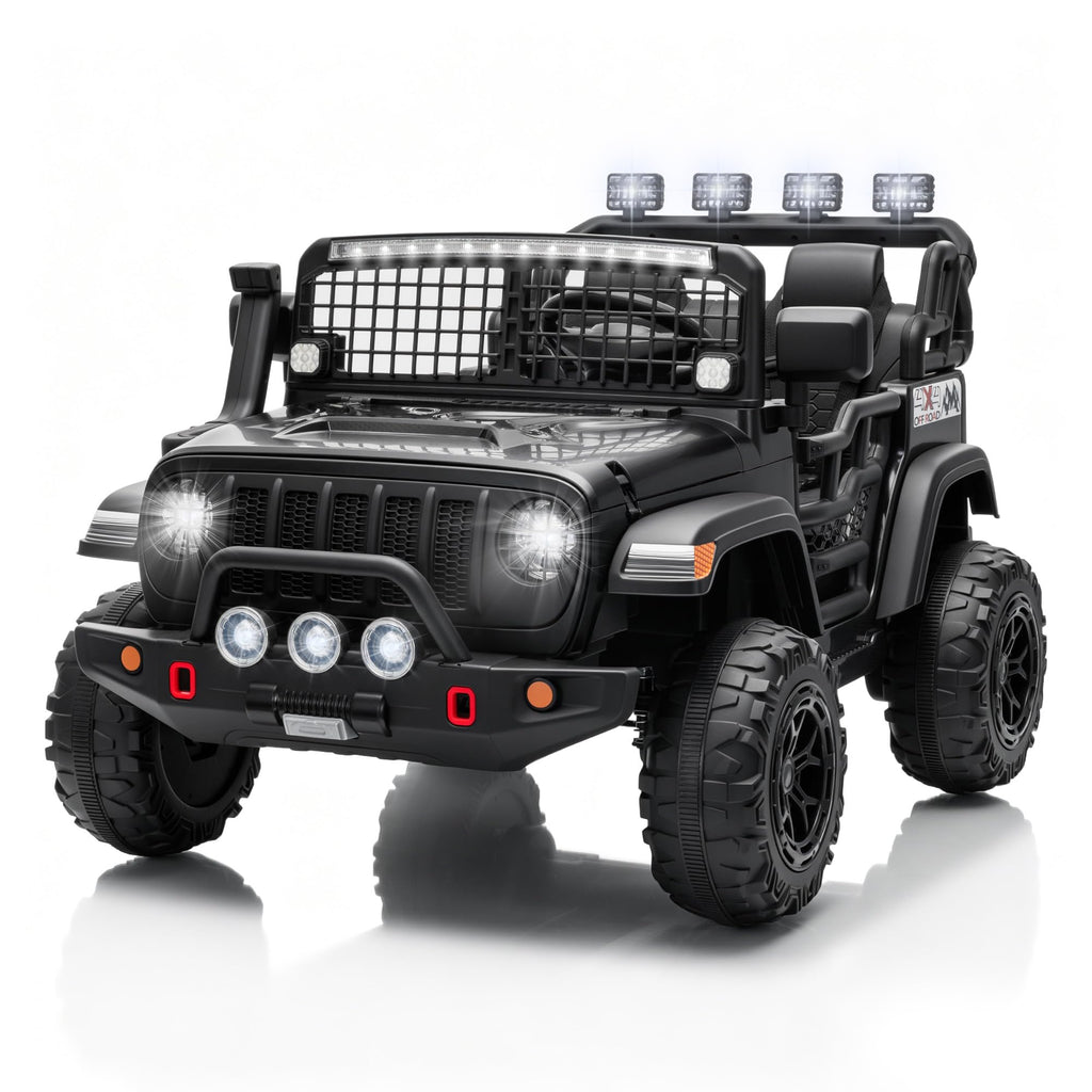 Black 2 Seater 24V Ride On Car K19594