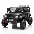 Black 2 Seater 24V Ride On Car K19594