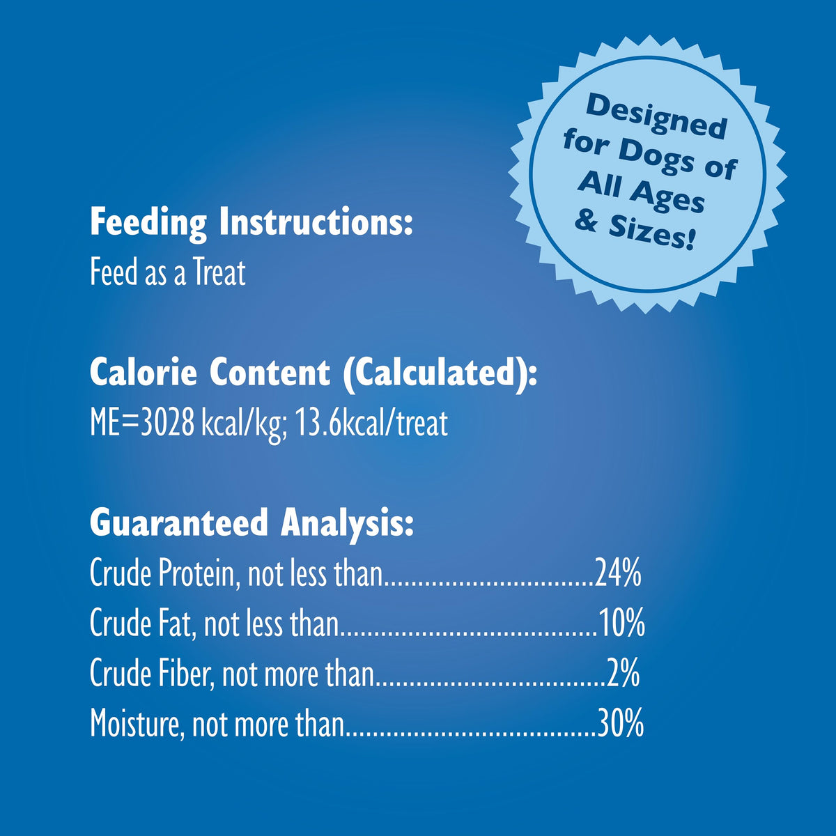Peanut Butter Flavor Dog Treats 10oz 4-Pack P249732