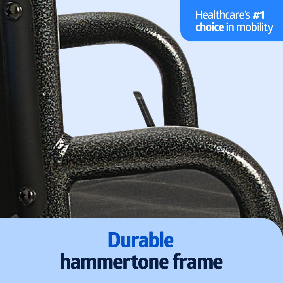 Folding Wheelchair with Swing-Back Desk-Length Arms and Swing-Away Footrests N29612