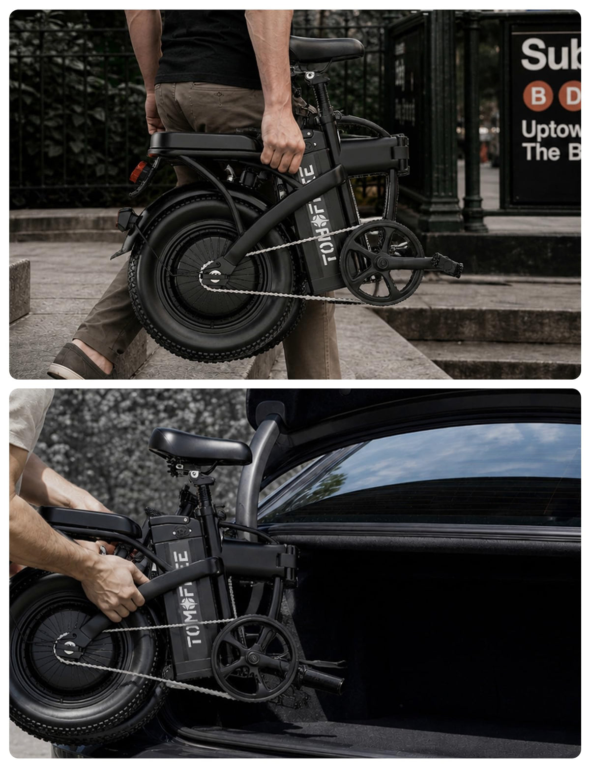 Folding Electric Bike 48V 22.5Ah 750W Fat Tire A294