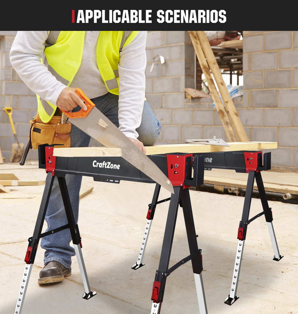 Folding Heavy Duty 2 Pack Saw Horses K7063