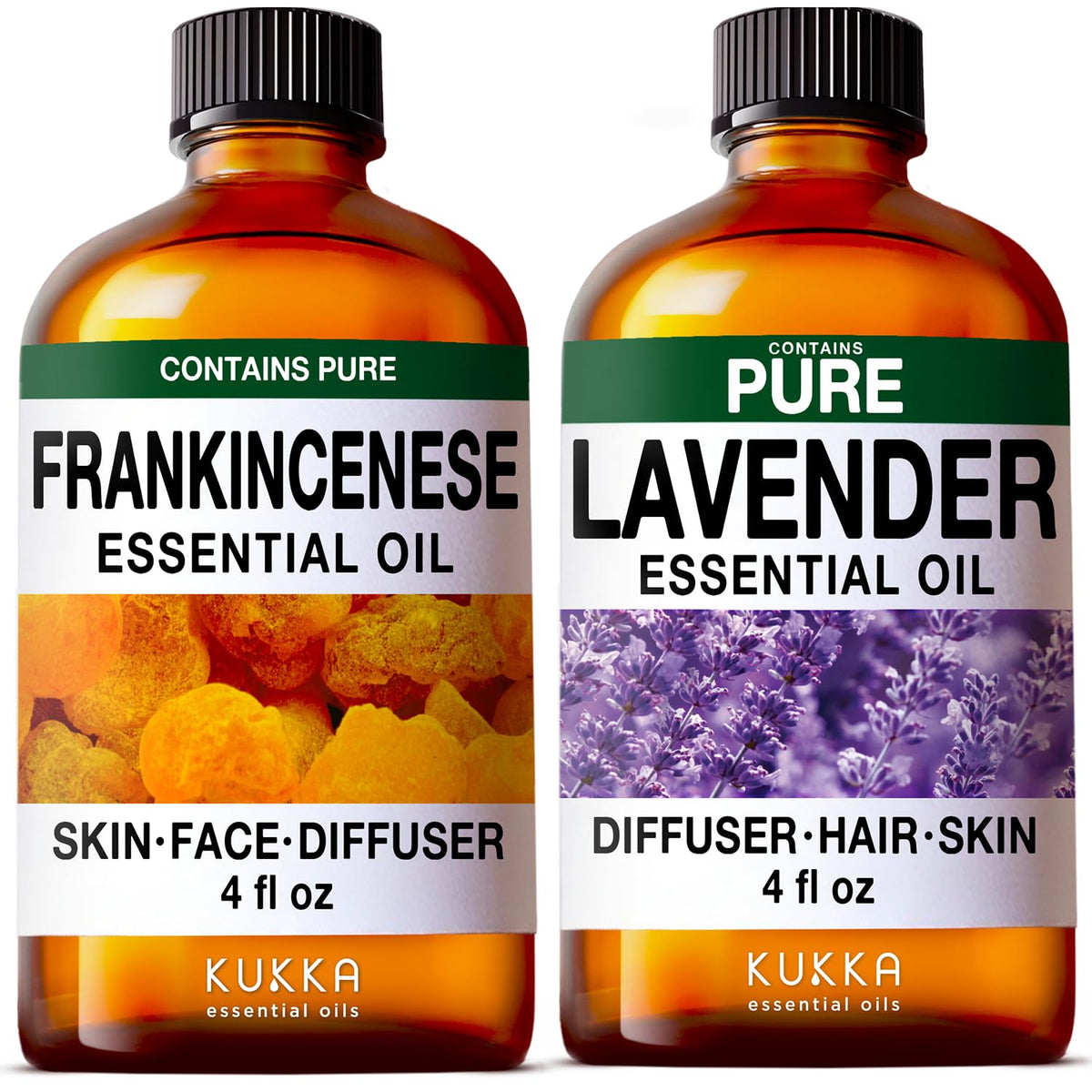Lavender Frankincense Essential Oil Set 2x4 fl oz H978