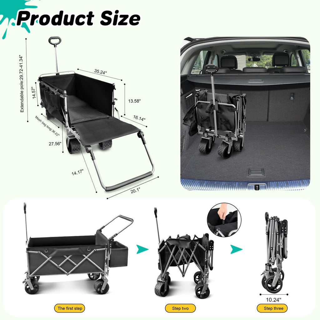 Large Dog Wagon Cart H894