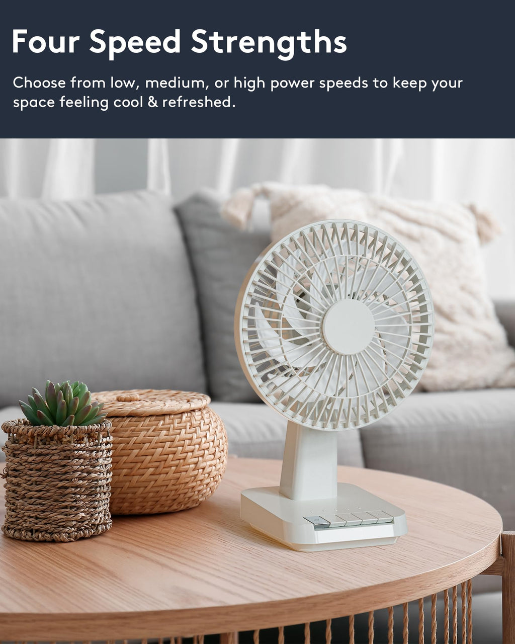Small Oscillating Desk Fan M732