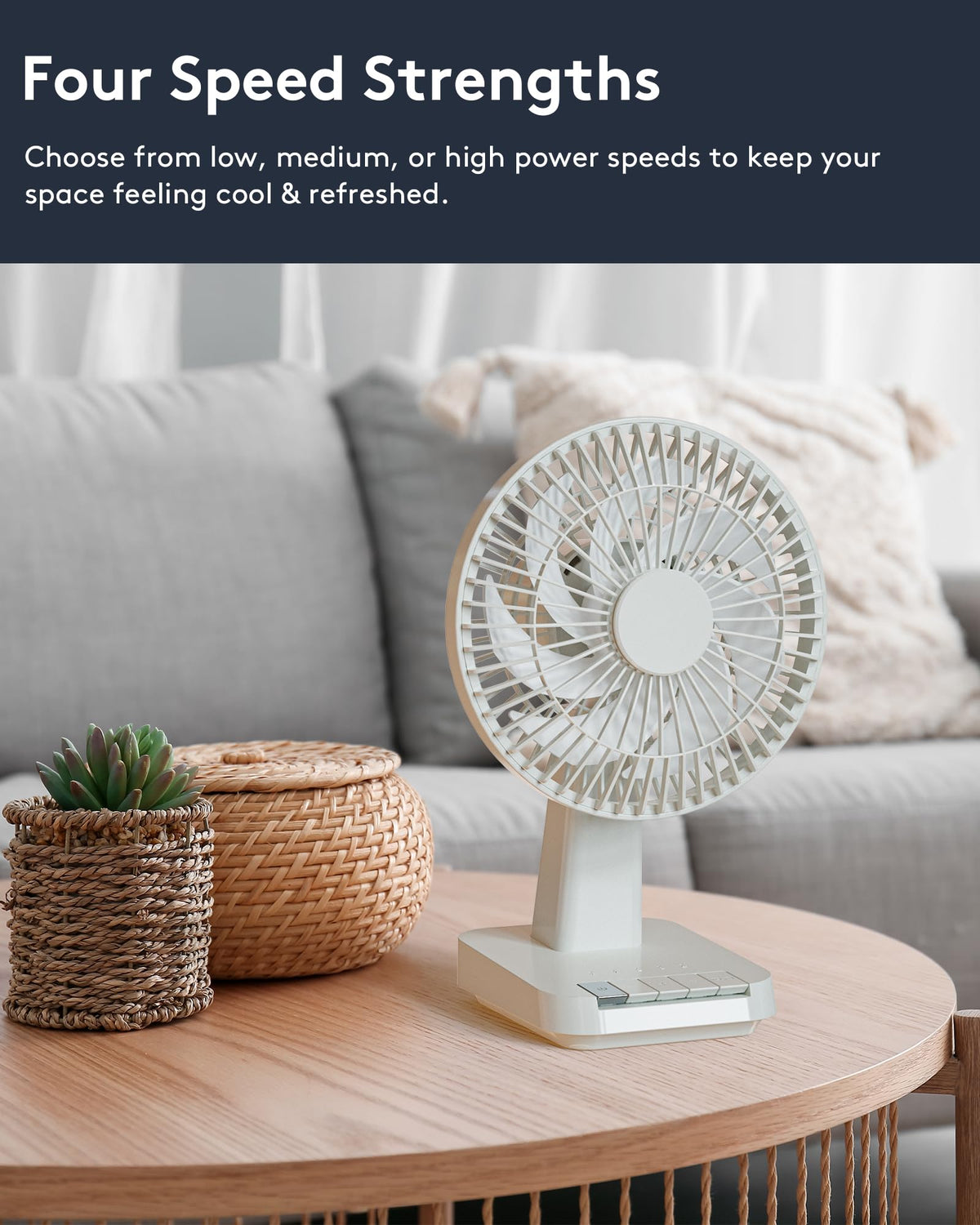 Small Oscillating Desk Fan M732