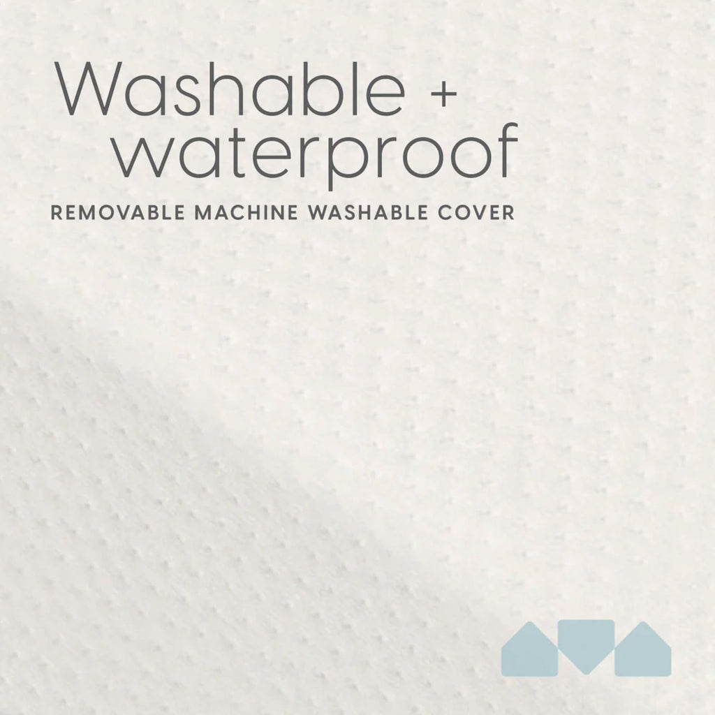 Infant Crib and Toddler Mattress, Machine Washable Waterproof Cover I913