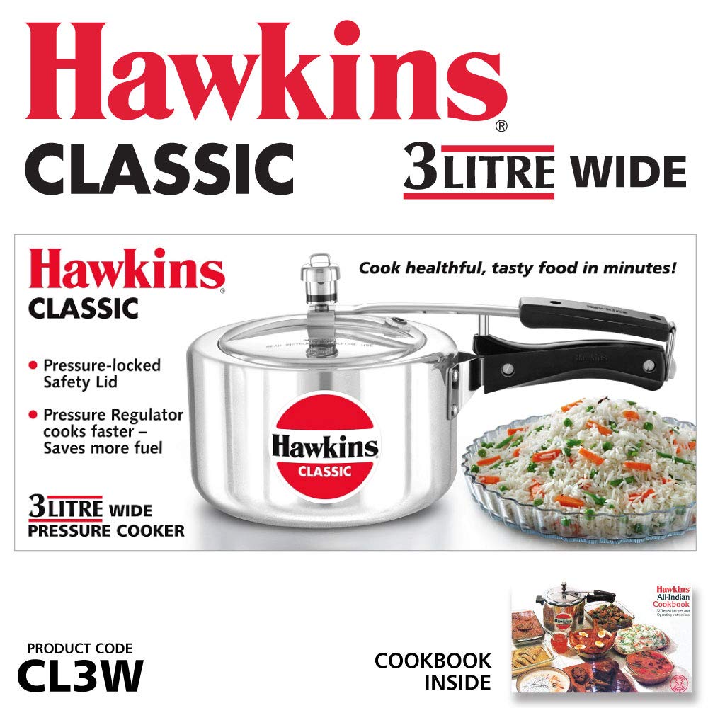 3L Aluminium Pressure Cooker M756