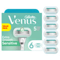 6 Count Sensitive Womens Razor Blade Refills H86599