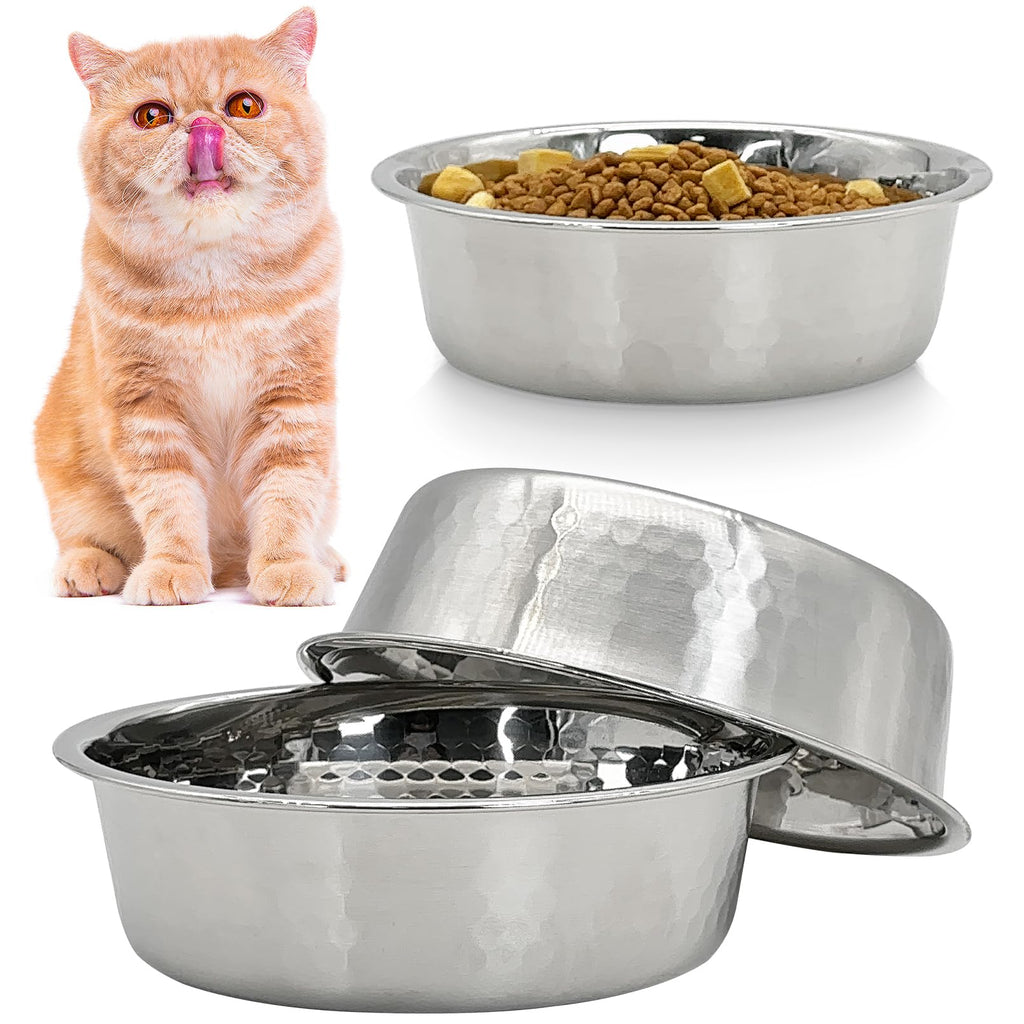 3 Pack Stainless Steel Cat Bowls O70684