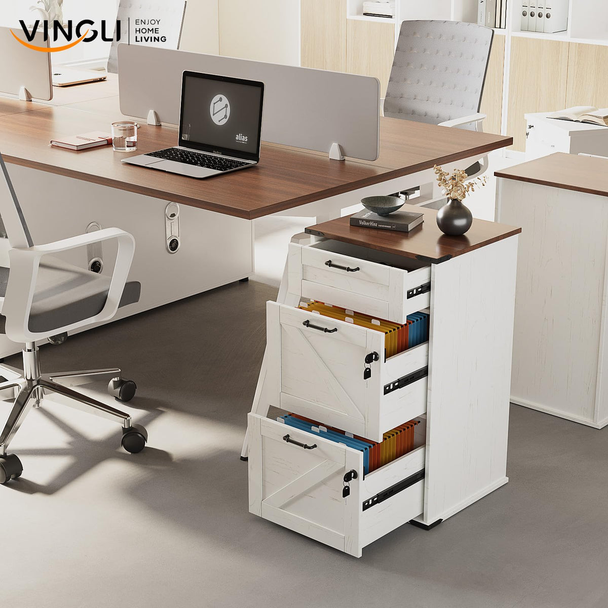 3 Drawer File Cabinet with Lock C99814