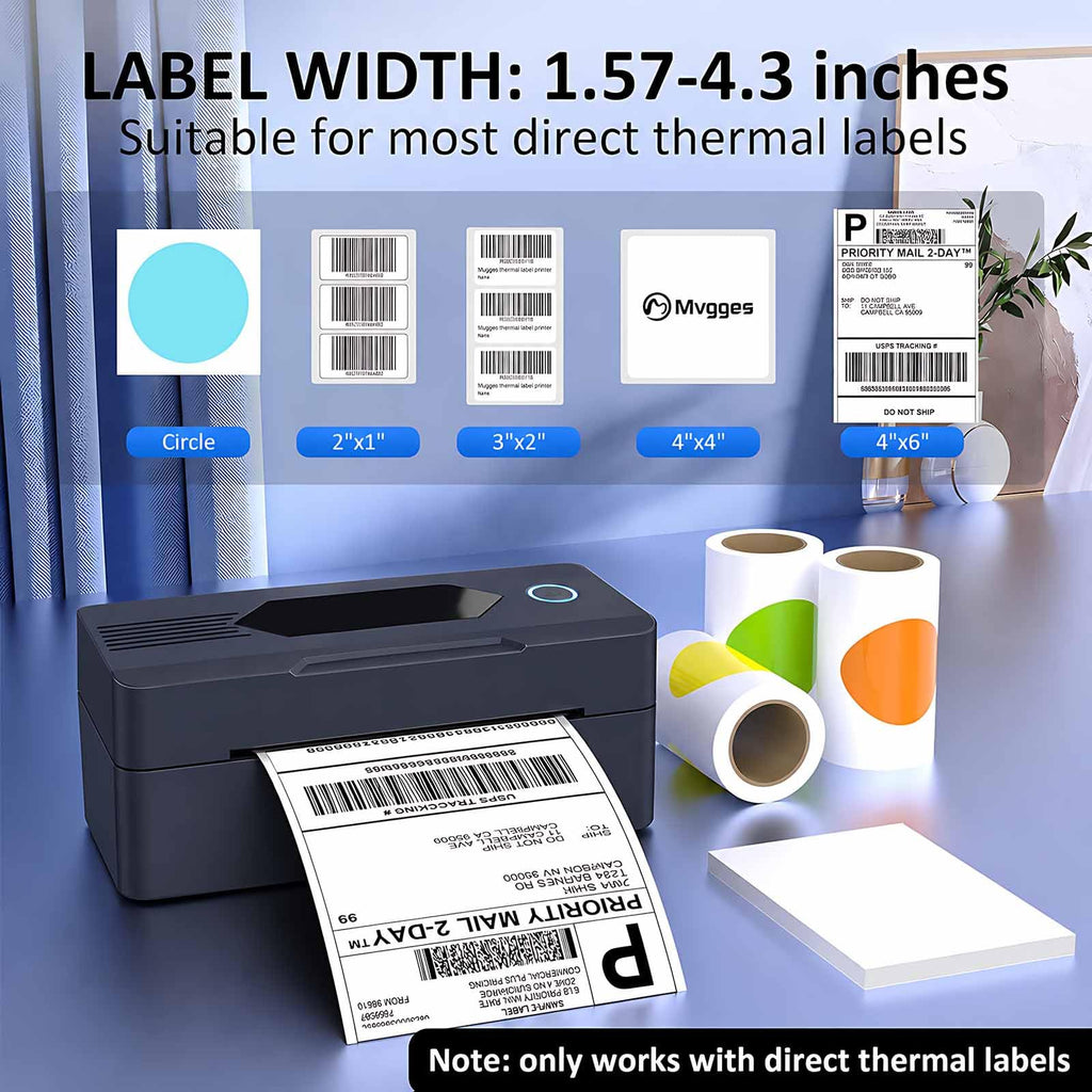 Bluetooth 4x6 Thermal Label Printer D359